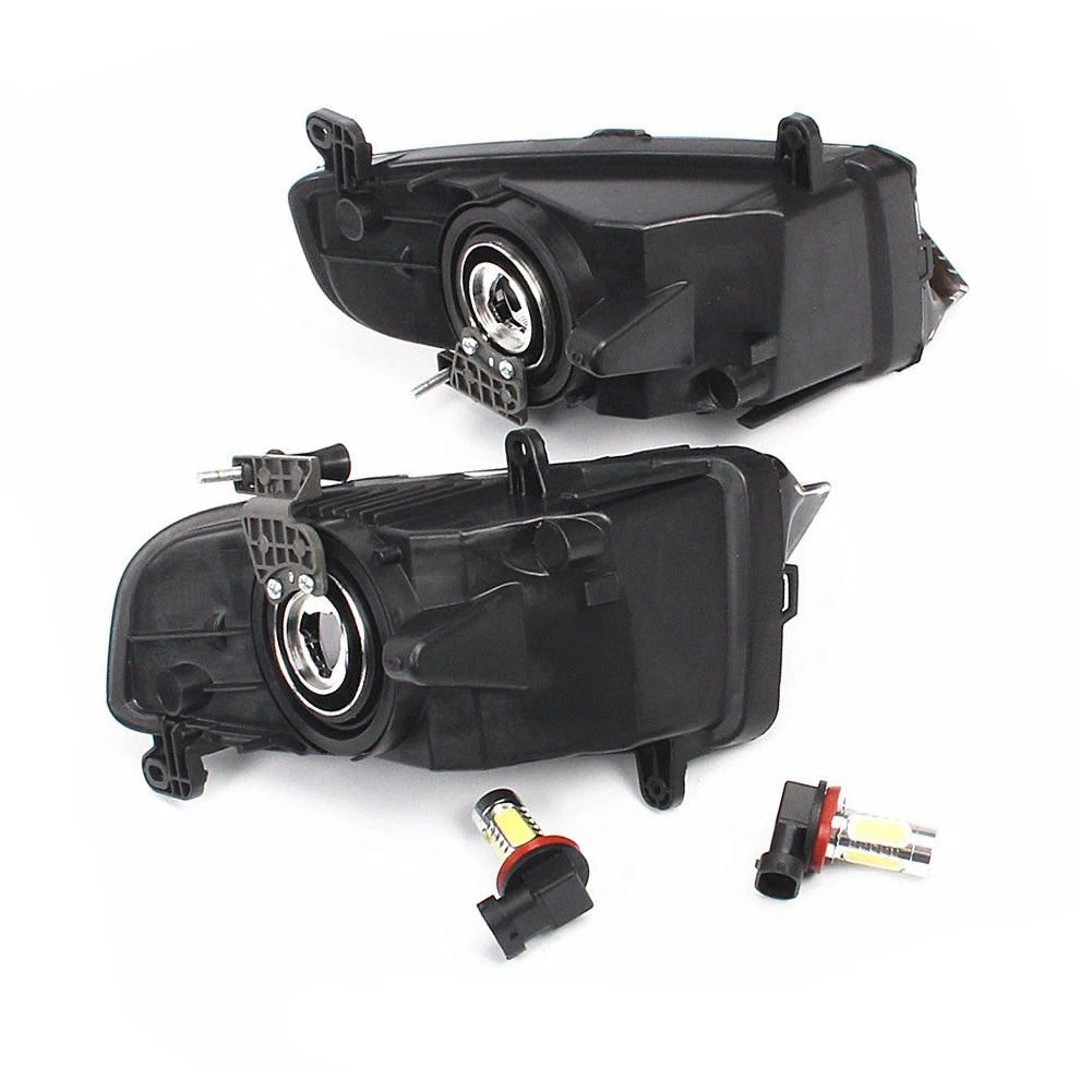 Хромированный передний левый и правый бампер Нижняя противотуманная фара