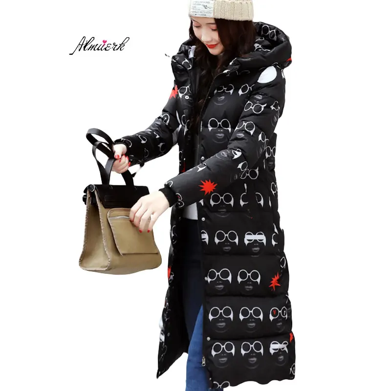 Новинка 2017 зимнее пальто для женщин плюс толстый тонкий пуховик хлопок куртка