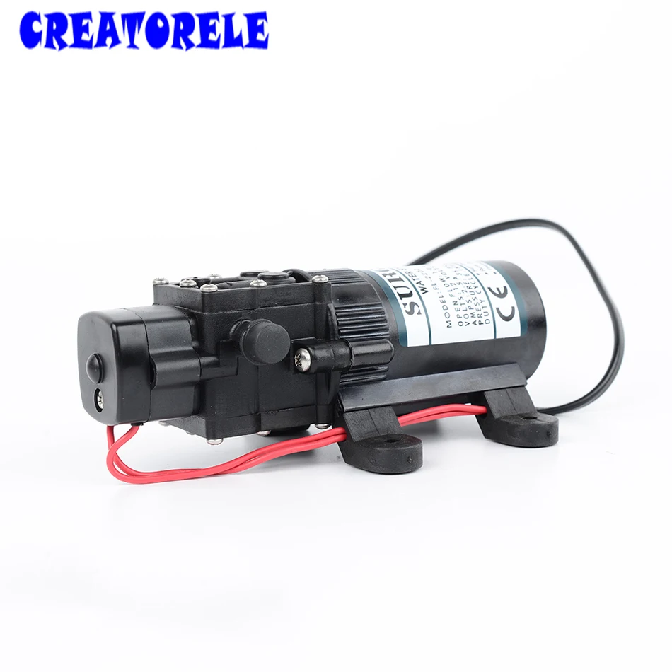 

FL-2201 12V DC MINI Submersible Diaphragm Vacuum pump 30m lift High Pressure water pumps self-priming