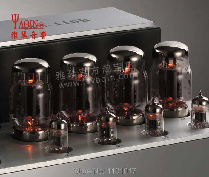 YaQin MS-110B KT88 push-pull ламповый усилитель HIFI EXQUIS ламповые усилители swith triod и ультра-линейный пульт дистанционного управления
