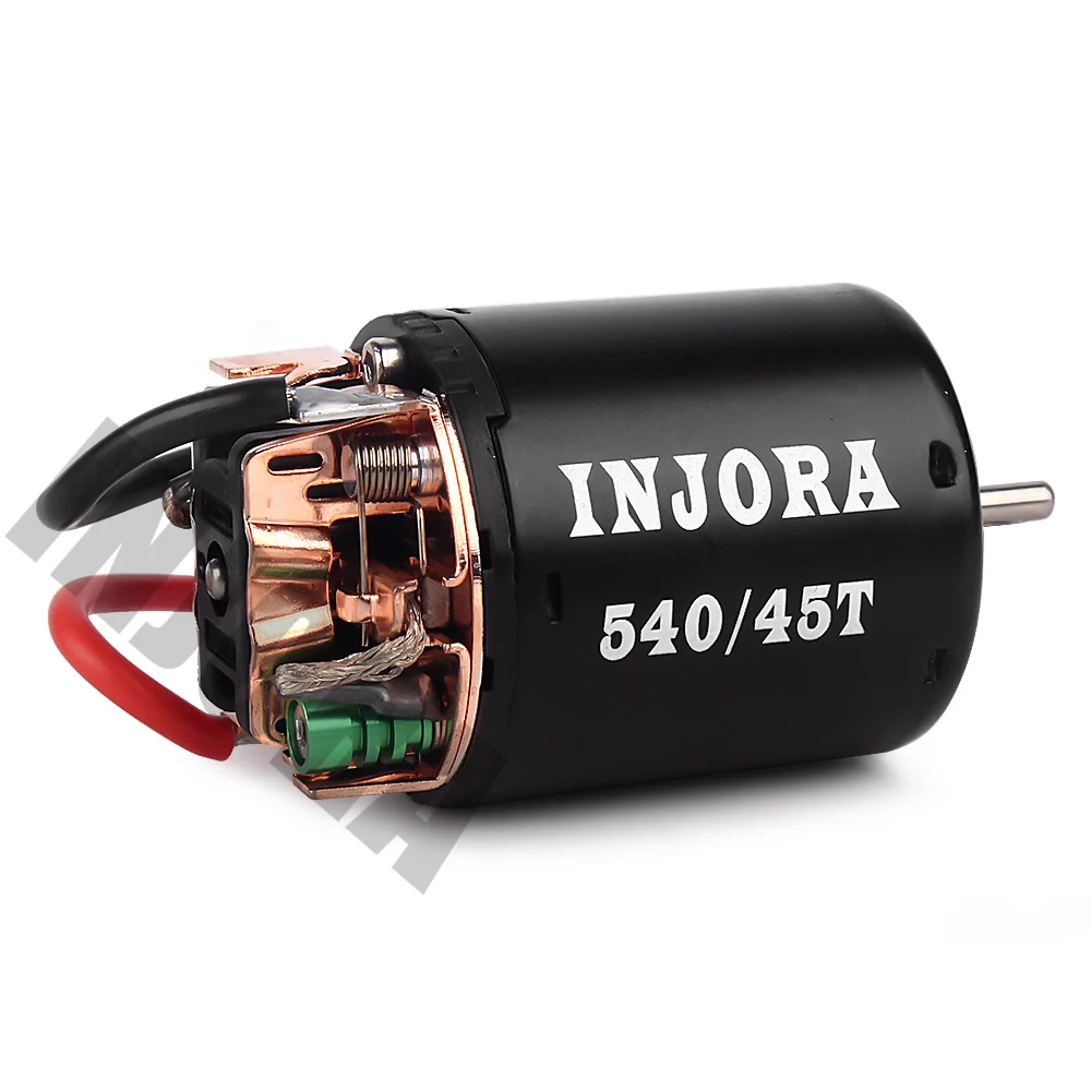 INJORA RC автомобиль 540 матовый мотор 35T 45T 55T для 1:10 RC Гусеничный осевой SCX10 90046 Traxxas TRX4 RCW4D D90 MST Tamiya CC01