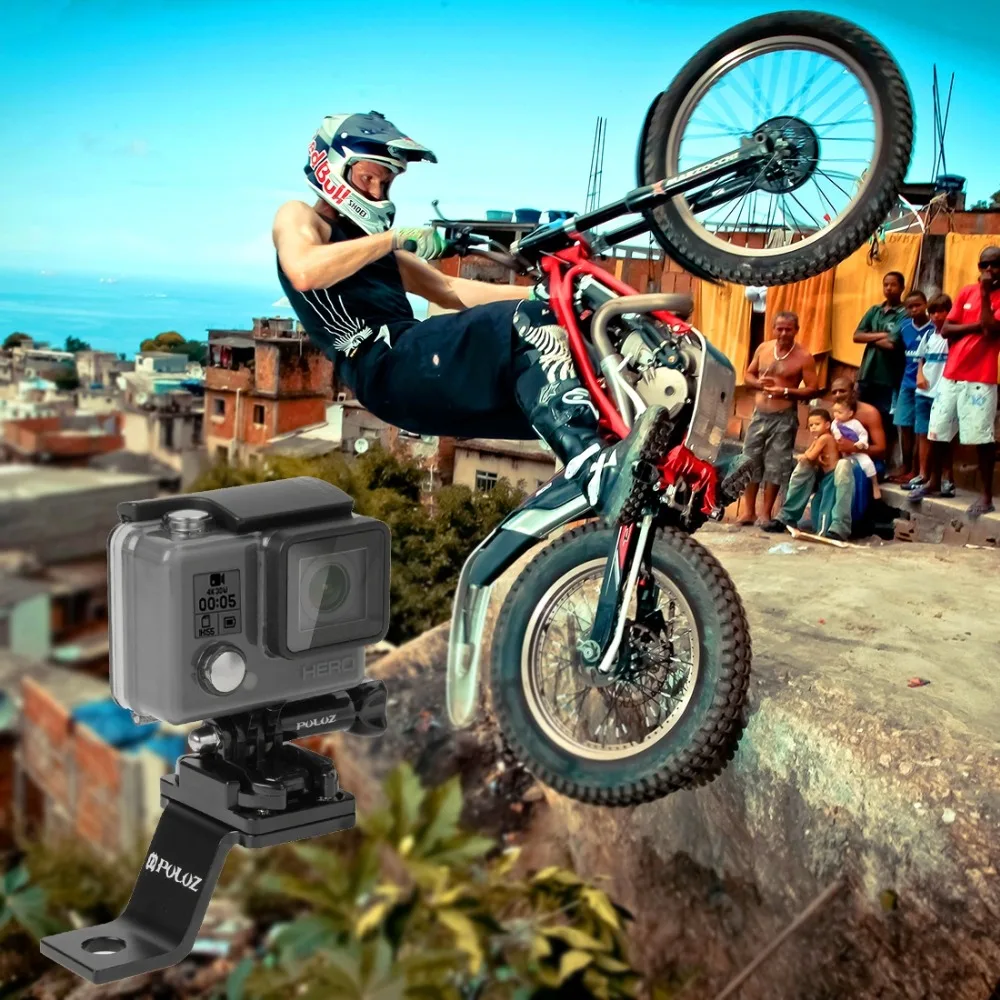 PULUZ велосипед Количество для GoPro HERO6 8,5*4,5*2,5 см фиксированный металлический держатель телефона для мотоцикла крепление для Go Pro Hero5 Session