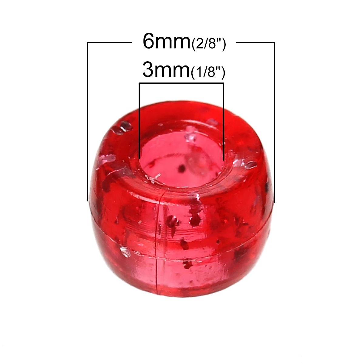 Разделительные пластиковые бусины для ювелирных изделий DIY Круглый разных
