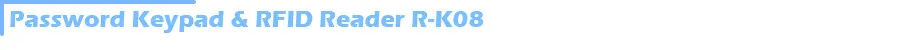 RAYKUBE Электрический магнитный замок 180 кг/280 кг система контроля доступа комплект+ металлическая фридовая клавиатура+ кнопка выхода+ RFID брелоки