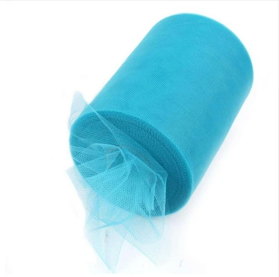 Turquoise 100 yard FENGRISE ткани 100 Двор 15 см DIY Тюль ролл Катушка Туту Одежда трикотажная ткань для Свадебный декор швейные для вечеринки, дня рождения поставок событий ткани ткань для платья свадебный декор свадебные украшения - Цвет: Turquoise 100 yard