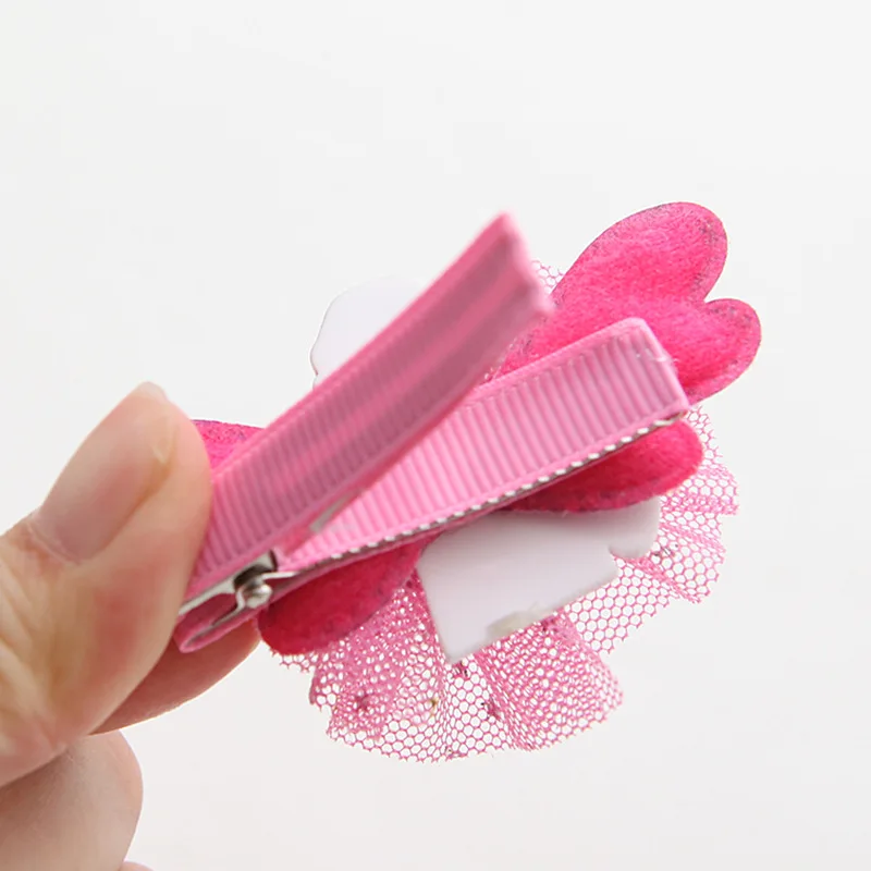 Детские заколки для волос с пайетками и героями мультфильмов Кружевные