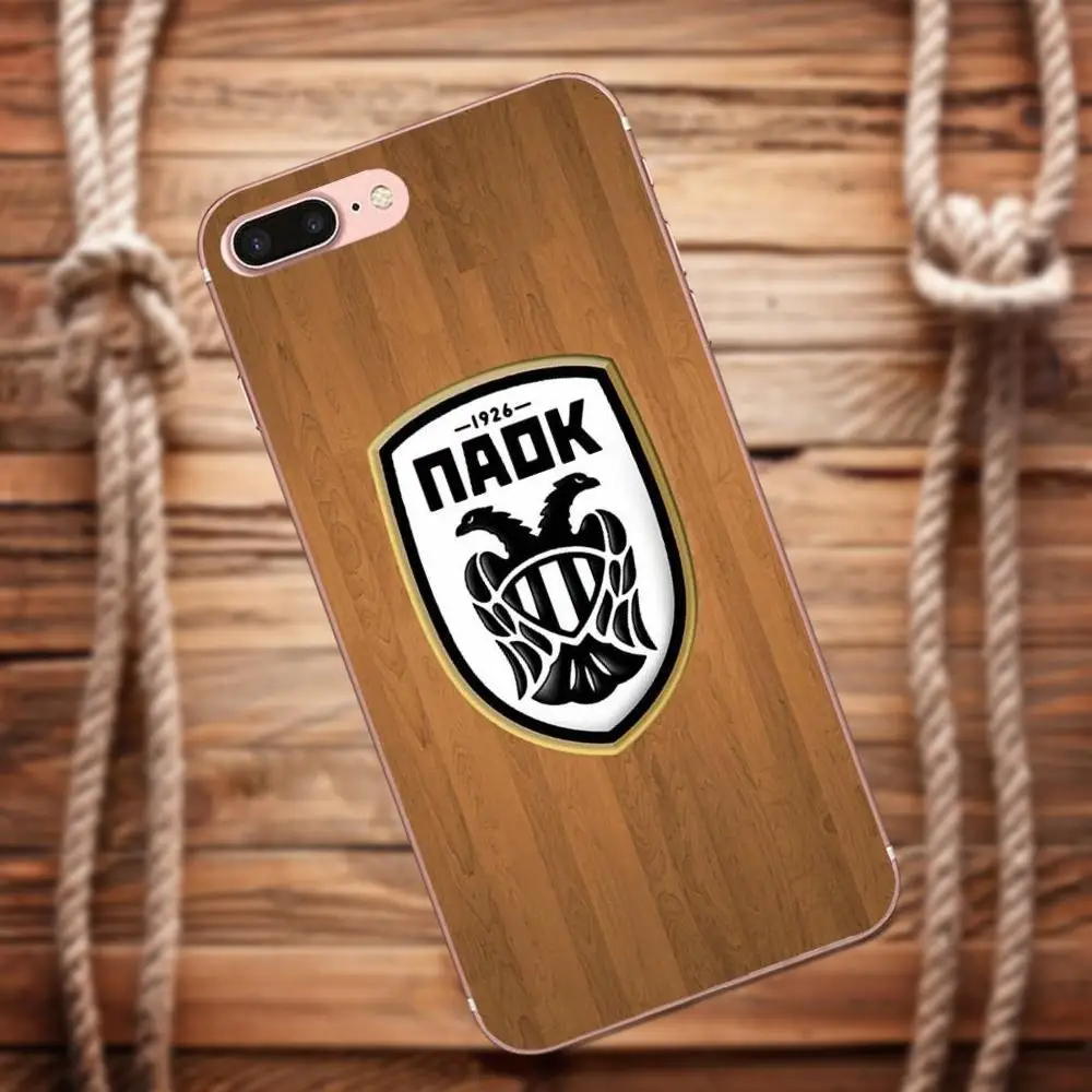 Фото мягкий чехол для телефона ПАОК Fc Салоники huawei G8 Honor 5C 5X6X7 8 9 Y5II коврики P7 P8 P9 P10