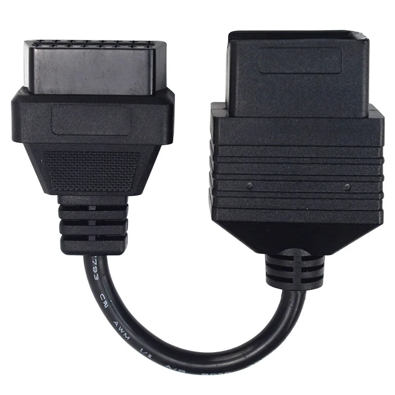 Горячая продукта OBD 2 obd-ii разъем для toyota 17pin до 16 Pin OBD2 адаптер автомобильный кабель