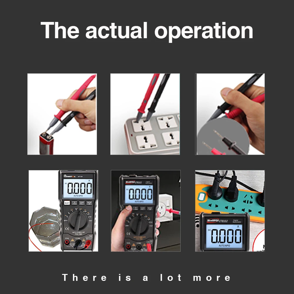 Многофункциональный ручной Мини цифровой мультиметр тестер счетчиков