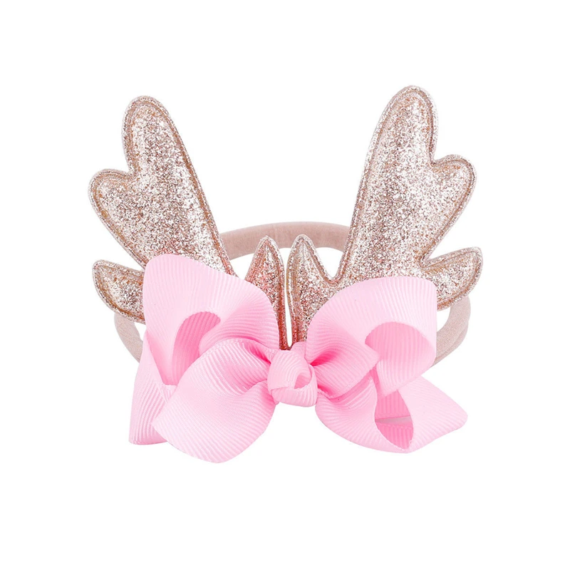 Повязка на голову детская с бантом для танцев балета принцессы новорожденных