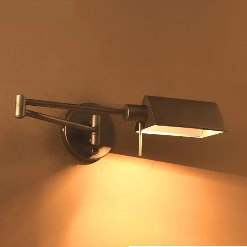 Бар Ретро складной стена света Американский Крытый промышленного освещения E14