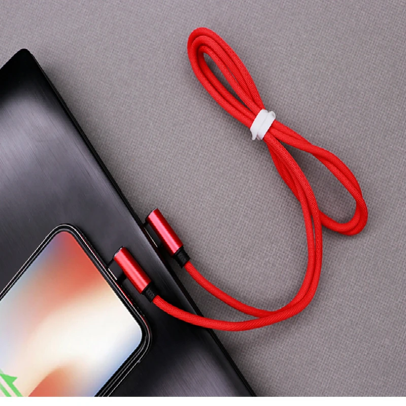 90 градусов кабель зарядного устройства USB с быстрой зарядки происхождения