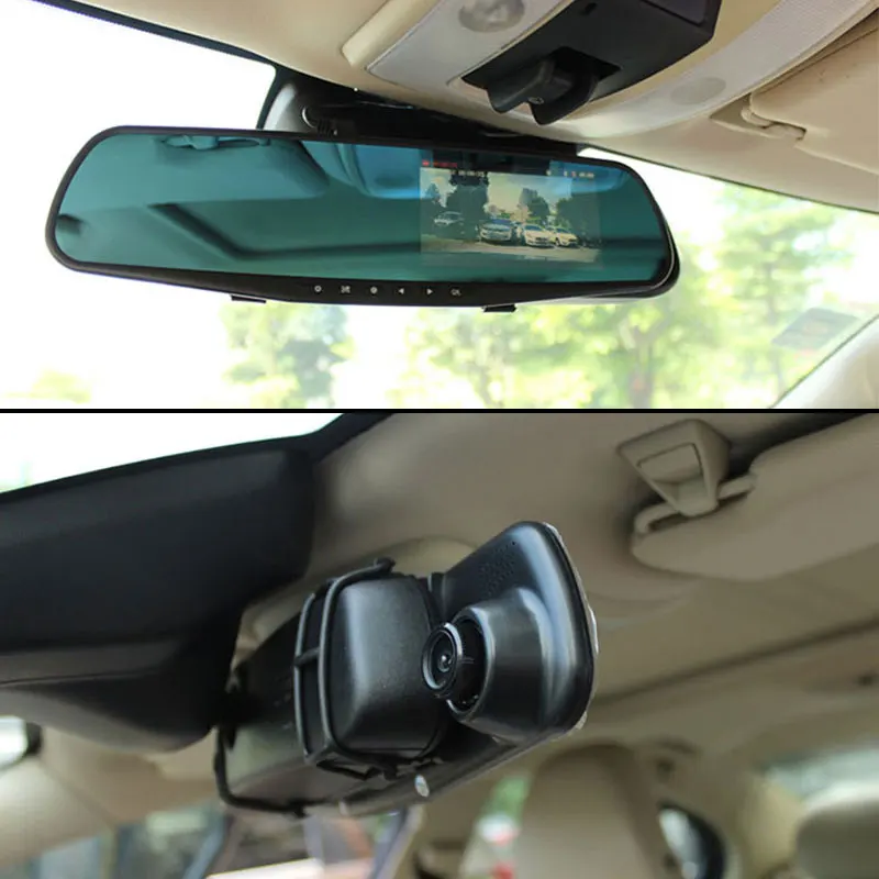 AZGIANT Dash Cam Автомобильный видеорегистратор Камера авто Full HD 1080P 4 3 дюймов зеркало