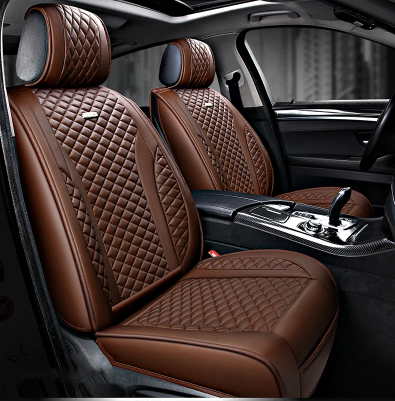 Модные роскошные кожаные Авто универсальное автокресло cover protector подушки для Mercedes Benz t210 w211 t211 w212 w213 w220 w221 w222