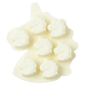 Beige Кухонные аксессуары силиконовая форма для льда шоколадный торт-печенье кулинарная форма 7 сетки полости льда лоток Кухонные гаджеты - Цвет: Beige