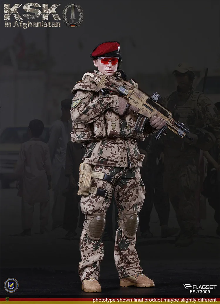 Флагсет 1/6 73009 спецназ KSK в Afghanistan ASSAULTER Коллекция фигурка для фанатов подарок