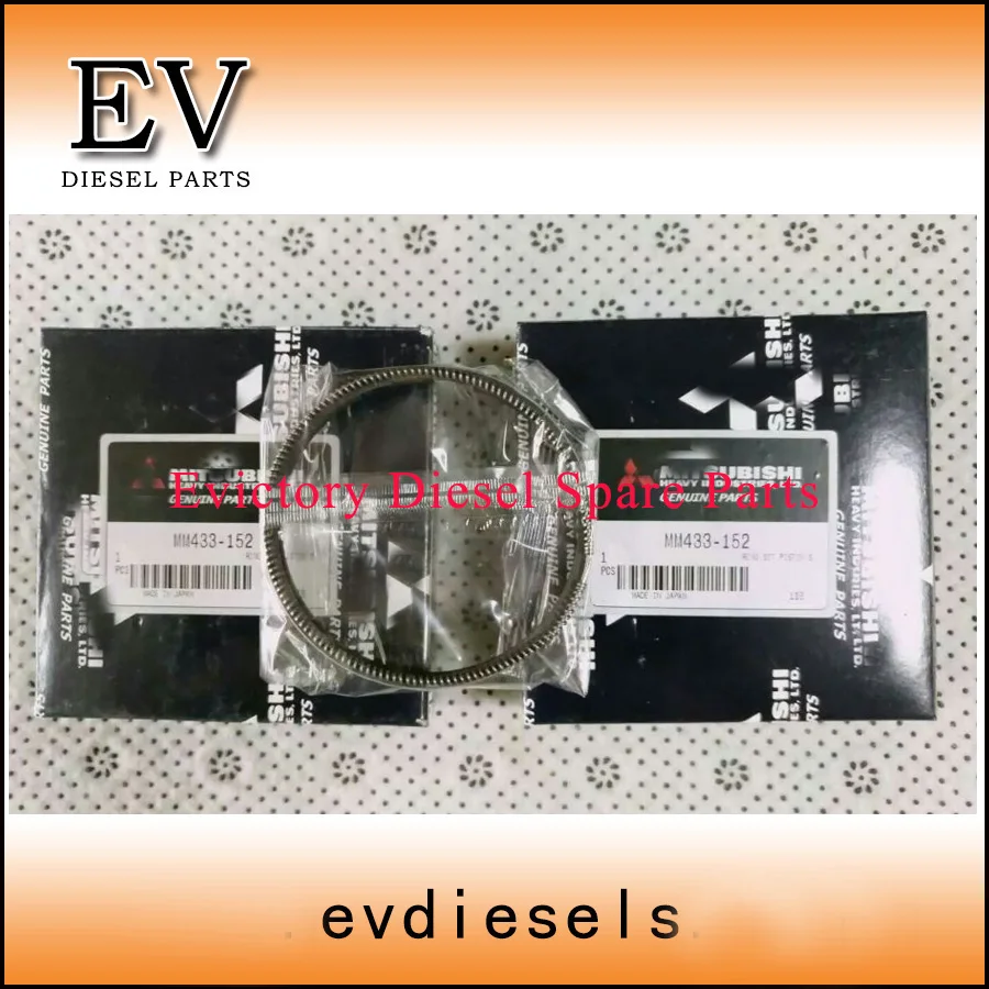 

Evictory Genuine new For Mitsubishi engine L3E piston ring set and L3E main bearing con rod bearing