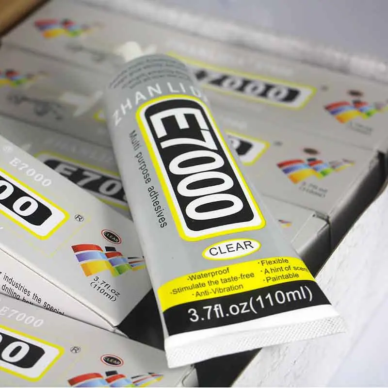 E7000 клей 110 мл Многоцелевой E-7000 клей для ювелирных изделий Diy изделия для рукоделия стекло сенсорный экран сотовый телефон ремонт прочнее, чем B7
