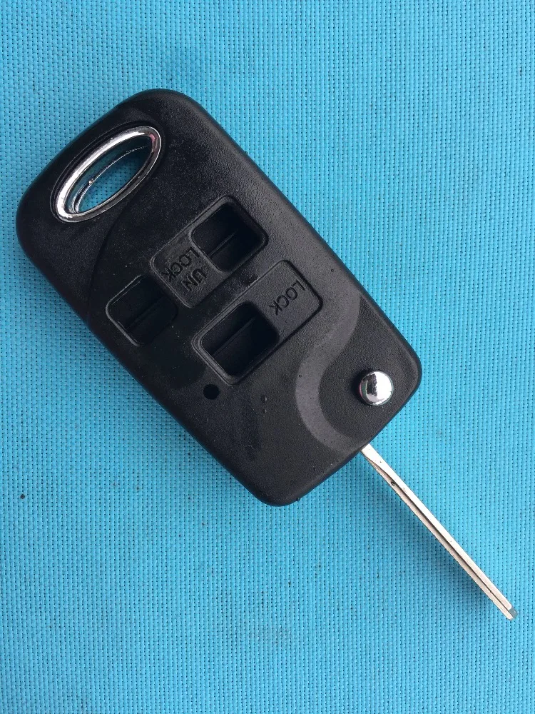 3 кнопки откидная оболочка ключа дистанционного управления чехол для складного