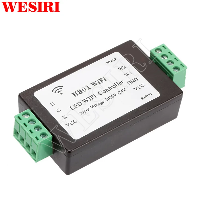 Wi Fi контроллер для светодиодсветильник ленты RGBW H801|Контролеры RGB| |