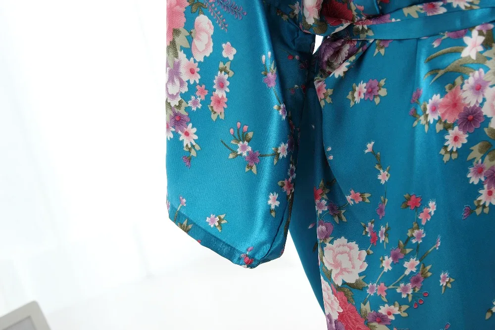 Новинка голубое свадебное платье невесты халат подружки Цветочный Короткое