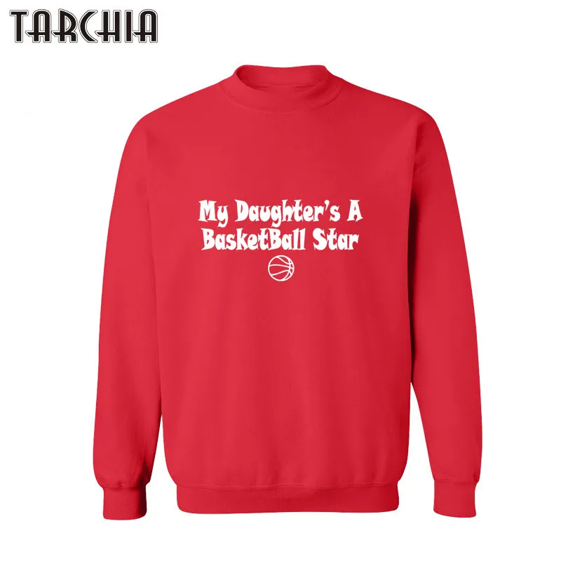 Толстовка TARCHIA мужская с капюшоном свитшот принтом баскетбола и звезд для дочки