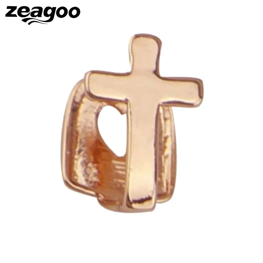 Zeagoo 4 цвета хип хоп крест зубные брекеты универсальные формы для украшений