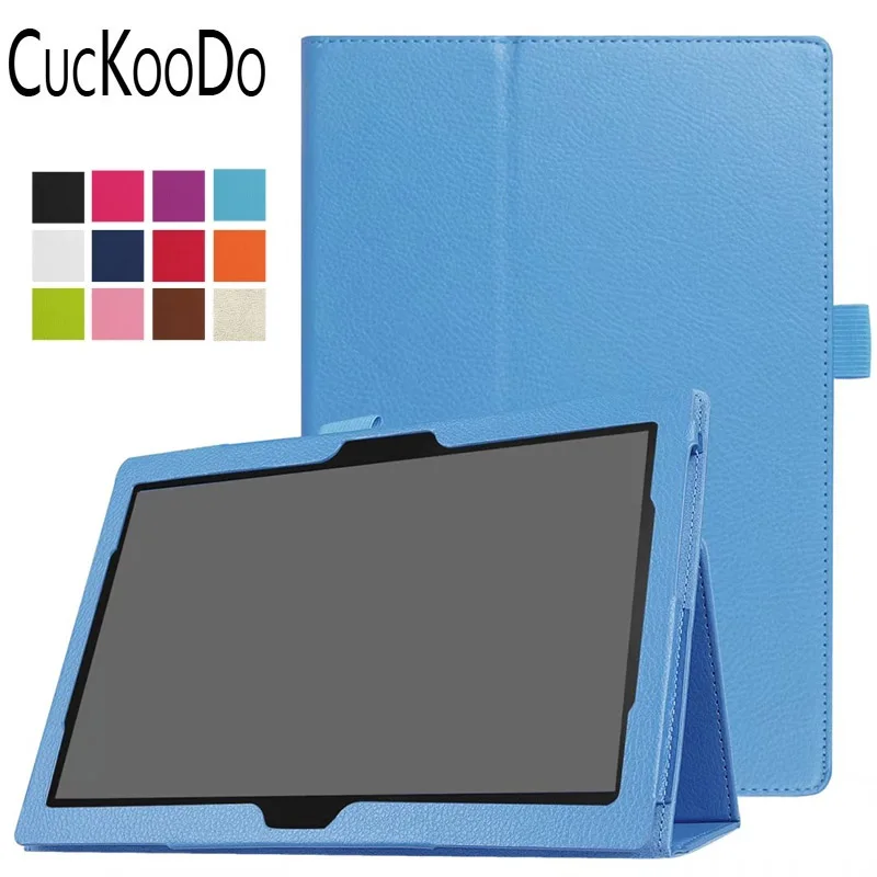 CucKooDo ультра компактный премиум тонкий складной чехол-подставка для lenovo Tab 4 10 дюймов/lenovo Tab 4 10 Plus Relese Tablet - Цвет: SkyBlue
