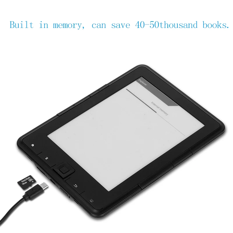 CLAITE 4G/8G/16G 6 дюймов электронная книга e-ink 6 дюймов разрешение 800x600 4 электронная книга читатель e-ink читатель