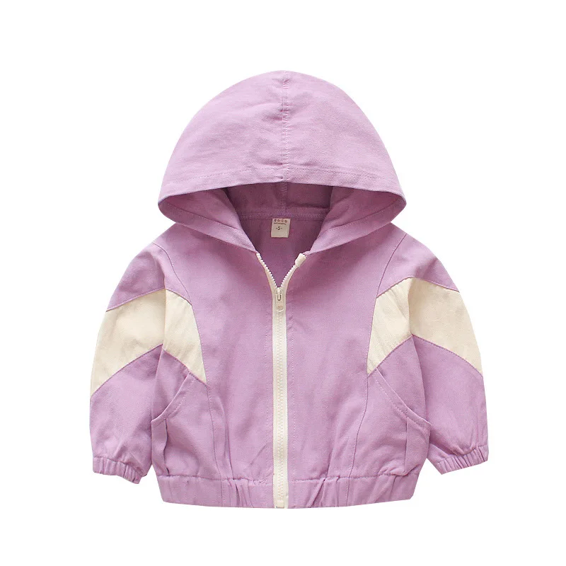 

Children Clothing Girls' Clothing 2019 Girls Spring and Autumn New Coat Girls Korean Version Bat Shirt Stitching Jacket 1-6Y