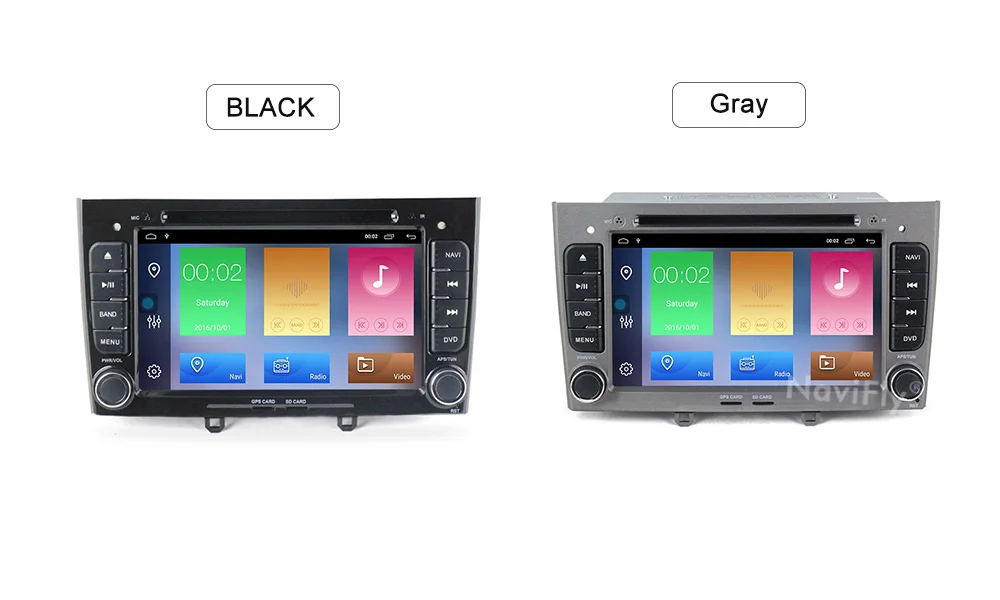 NaviFly 2 Din 2G+ 32G Android 9,1 автомобильный dvd мультимедийный плеер для PEUGEOT 308 2007-2013408 2011- gps РАДИО wifi BT головное устройство