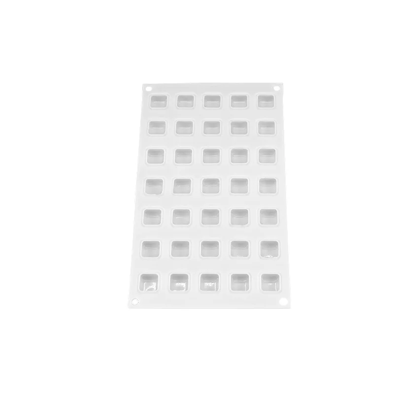3D силиконовые формы MICRO GEM 5 квадратной формы выпечки инструменты для тортов шоколад Десерт Мороженое