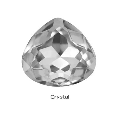 Crystal Хрустальные стразы в форме сердца, высокое качество, стразы для шитья, Стразы для одежды Cr - Цвет: Crystal