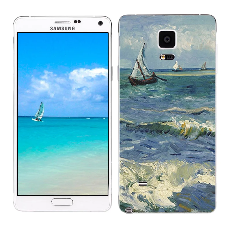 Мягкий чехол из ТПУ для Samsung Galaxy Note 4 N9100 силиконовая задняя крышка с масляной