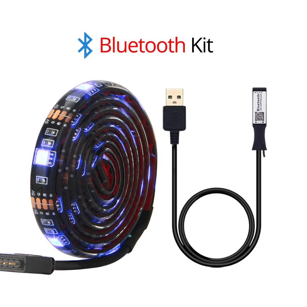 17Key пульт дистанционного управления USB светодиодный 5050 RGB 50 см 1 м 2 м Bluetooth приложение управление мини 3Key управление Лер гибкий светодиодный светильник ТВ фоновый светильник