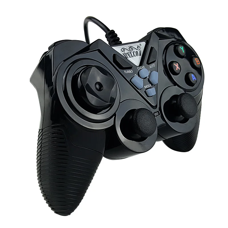 Black Проводной джойстик usb Controle Dzhostik для Microsoft Xbox One вибрации геймпад для паровой ПК оконные рамы ноутбук джойстик - Цвет: Black