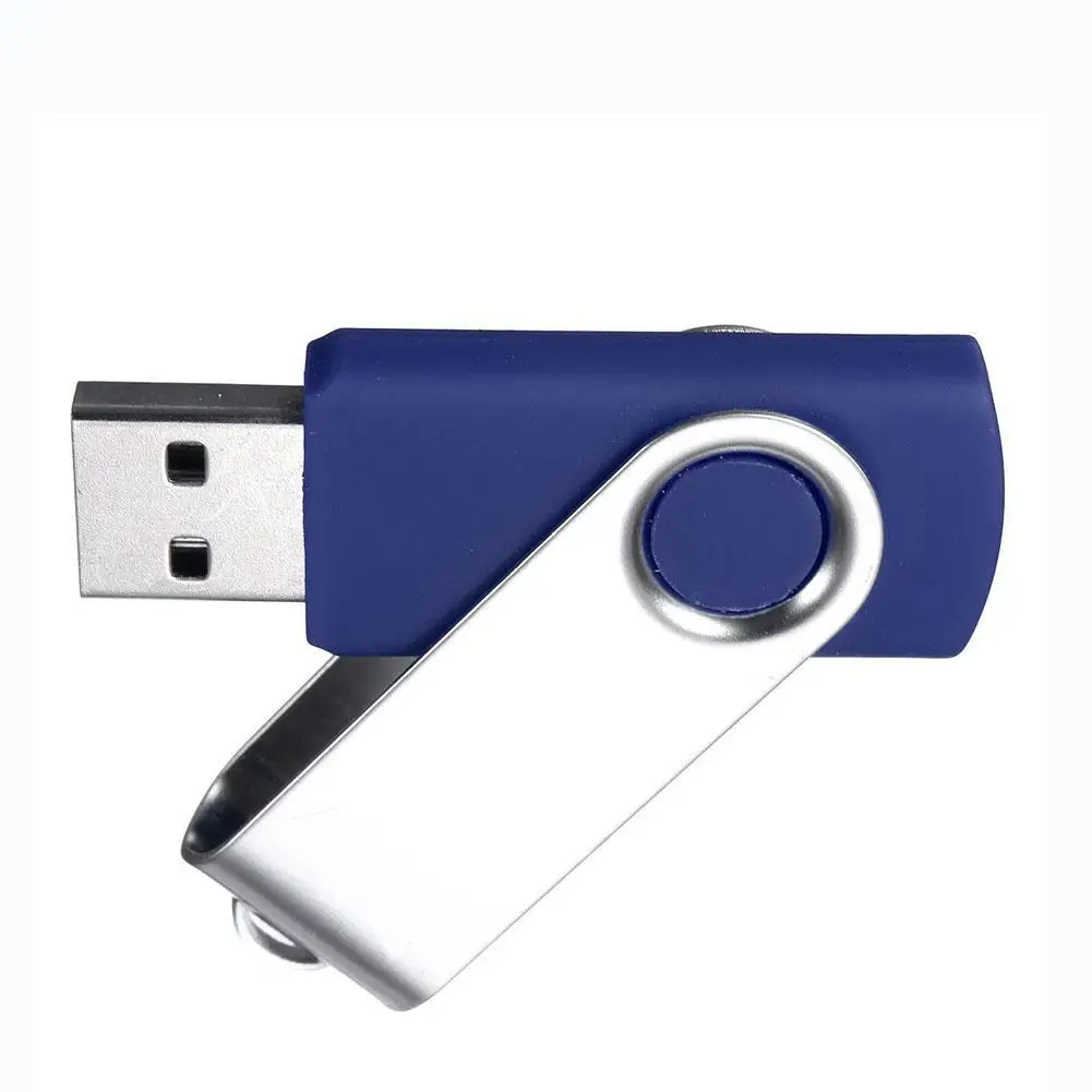 Синий Новинка, металлический Usb 2,0, 1 ГБ, 2 ГБ, 4 ГБ, 8 ГБ, 16 ГБ, 64 Мб, 128 Мб, 256 Мб, 512 МБ, Usb флеш-накопитель, полная емкость, флеш-накопитель, usb карта памяти, подарок - Цвет: Синий