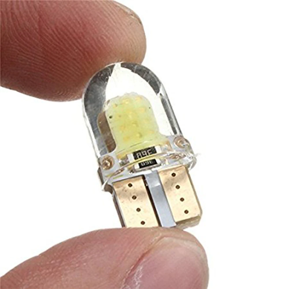 YSY 4 шт. t10 светодиодные белые лиценсветильник лампы led 194 168 W5W COB 8SMD парковочные