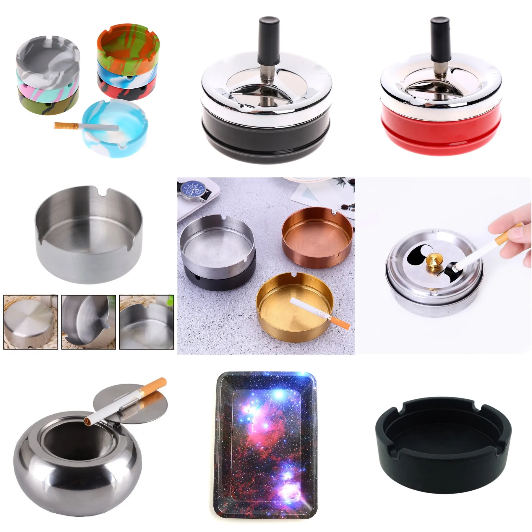 Портативный автомобильный Пепельница Грузовик Авто офис сигарета пепельница