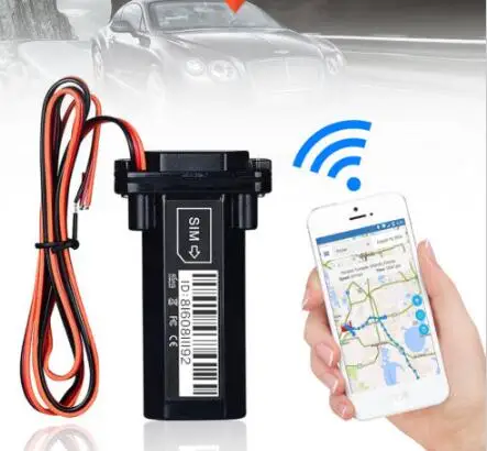 Водонепроницаемый gsm gprs gps трекер для автомобиля мотоцикла скутера автомобиля грузовика в режиме реального времени онлайн отслеживания мониторинга нет ежемесячно - Цвет: Черный