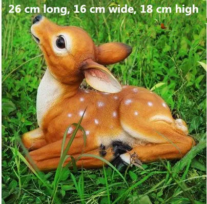 

Beautiful sika deer crafts, garden animal ornaments, home living room tabletop decorations, office furnishings