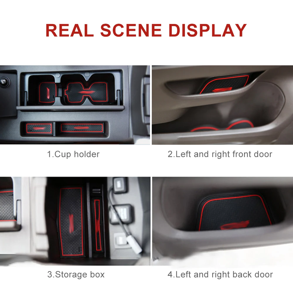 Противоскользящий коврик для ворот с прорезиненными прокладками Honda CR-V 2012 2013 2014