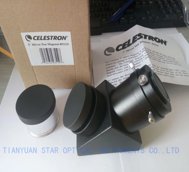 Celestron 2 дюйма SCT зеркало Диагональ астрономического телескопа адаптер Призма окуляр телескоп аксессуары C5/C6/C8/925/C11