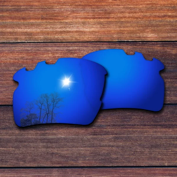 Dark Blue OOWLIT поляризованные Сменные линзы для солнцезащитных очков типа оправа-oxley Flak 2,0 XL с вентиляцией OO9188 - Цвет линз: Dark Blue