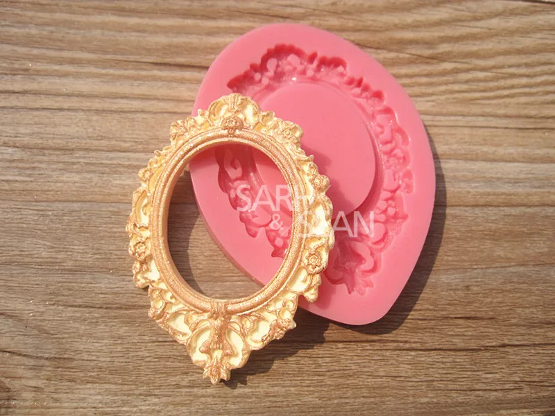 M0903 ретро модная рамка форма для торта Форма шоколада кухни инструмент выпечки DIY