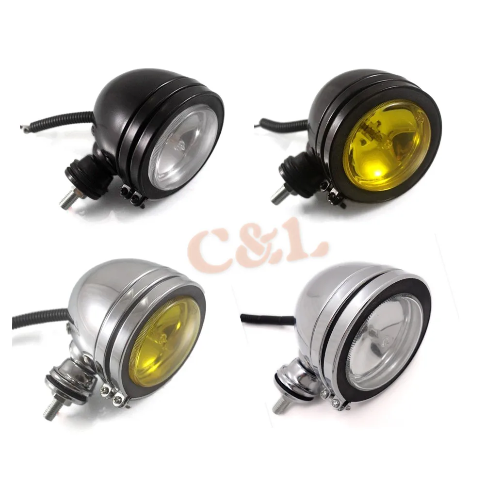 1 шт. мотоциклетный Ретро прожектор противотуманная фара для вождения подходит