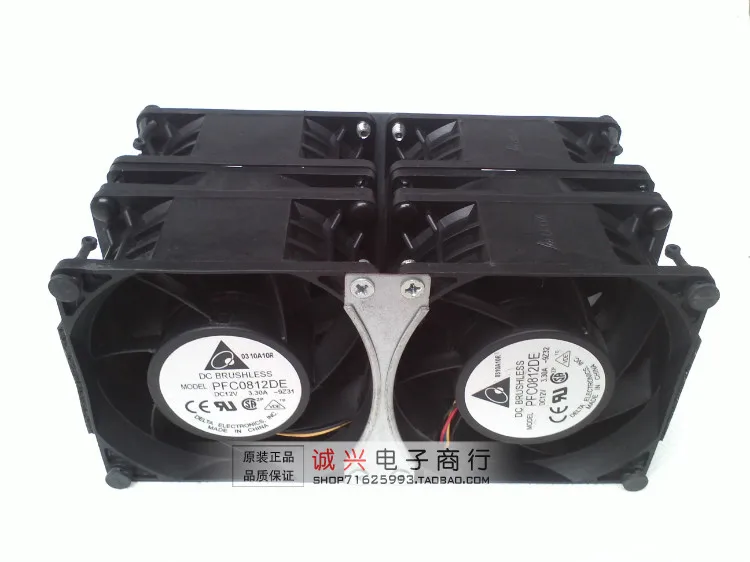 Соединяемый 4 х ядерный вентилятор для Pfc0812de delta fan насилия 12vdc 3.3a|line powder|line fromline wire |