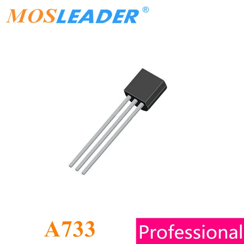 Mosleader DIP A733 TO92 1000 шт. 2SA733 PNP 150mA 0.15A 0 50 V КИТАЙСКИЙ резинковый шланг высокого качества