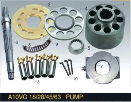 Детали поршневого насоса Rexroth A10VG18 блок цилиндров пластина клапана фиксатор