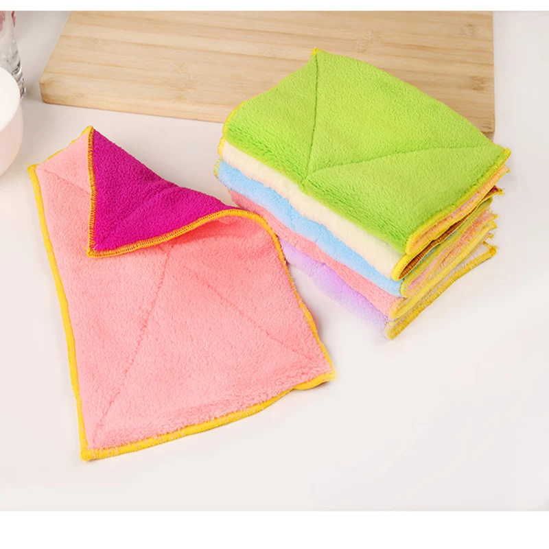 5 шт./10 шт. маслонепроницаемая двухслойная поглощающая отходы ткань из 100%